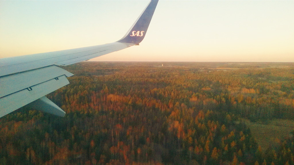 Landing in Stockholm, Sweden